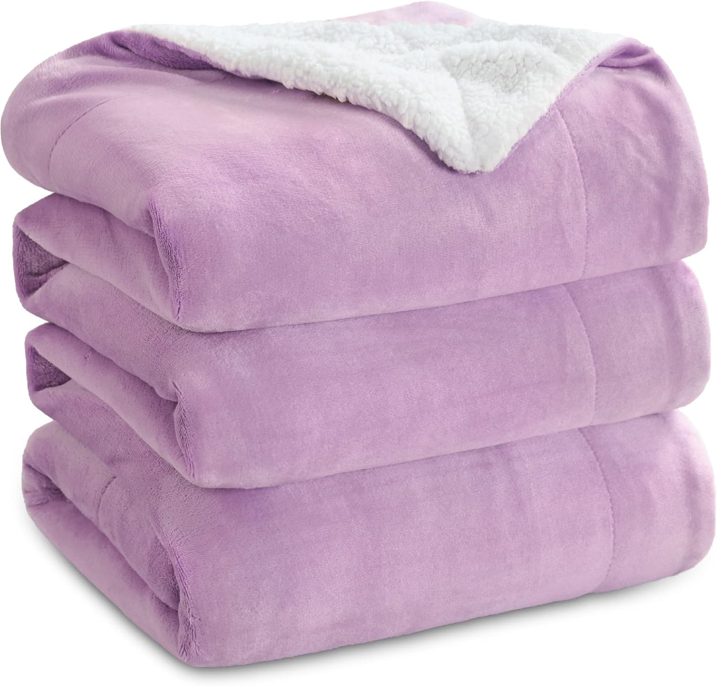 Bedsure Sherpa Fleece Blanket King Size for Cozy Warmth