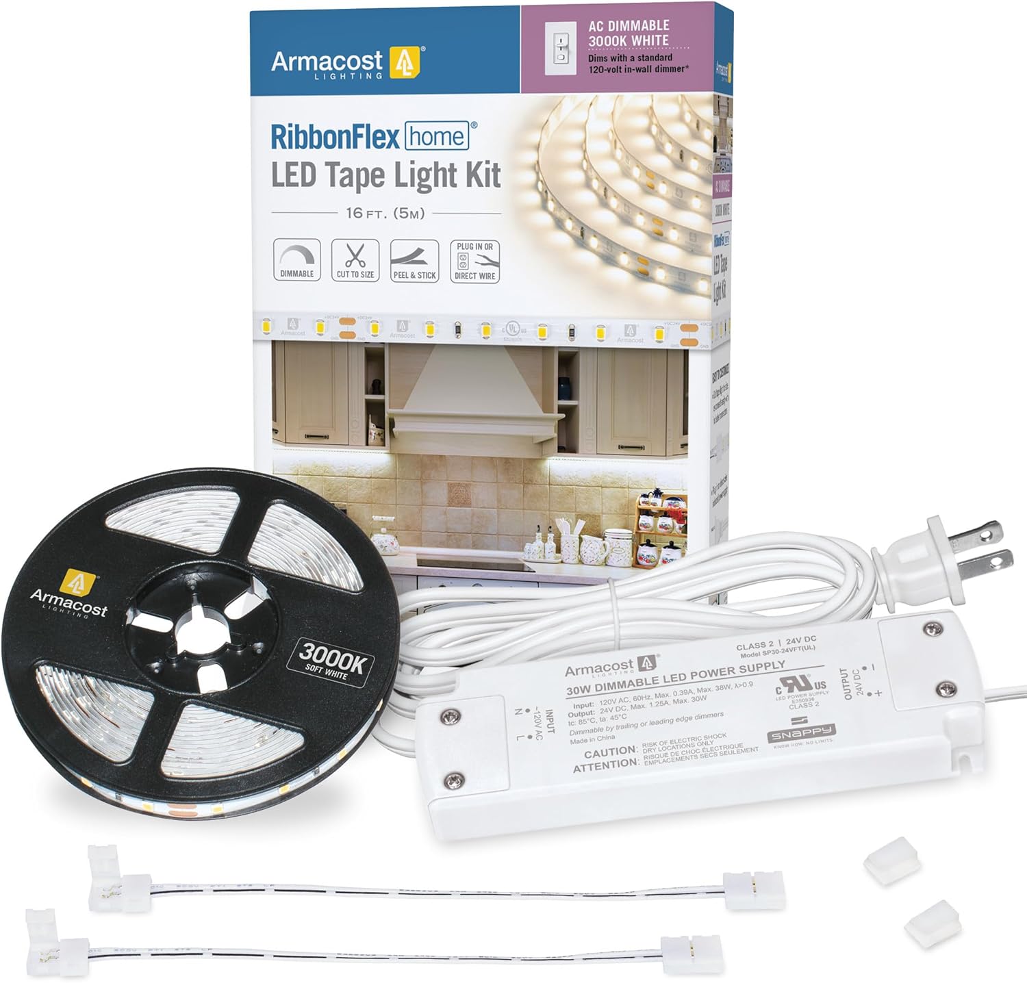 Armacost Lighting 421502 LED Tape Light Kit for Home Use