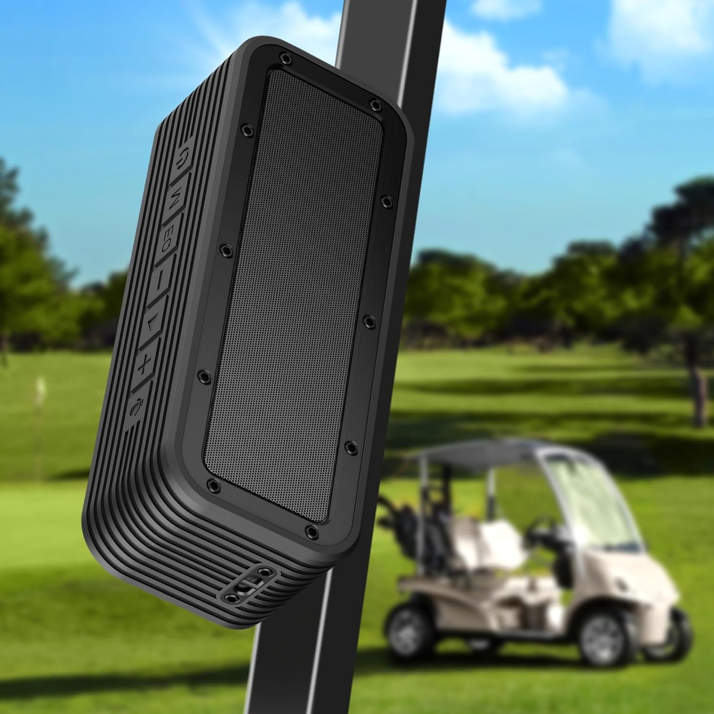 Golf Cart Speaker with 40W Loud Stereo Sound and Deep Bass
