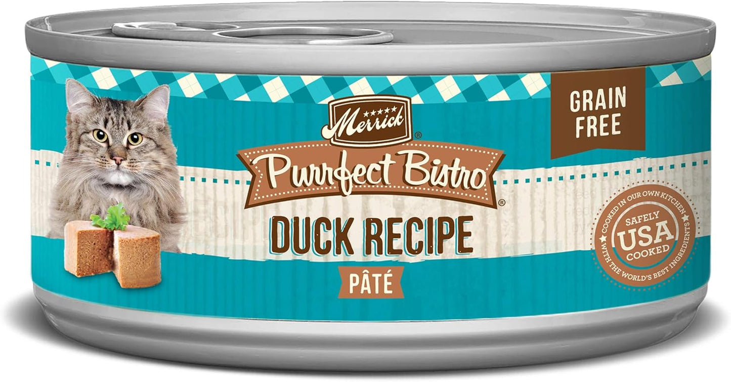 Merrick Purrfect Bistro Grain Free Duck Recipe Cat Food Review