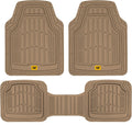 Cat ToughRide Heavy-Duty Rubber Floor Mats for All Vehicles