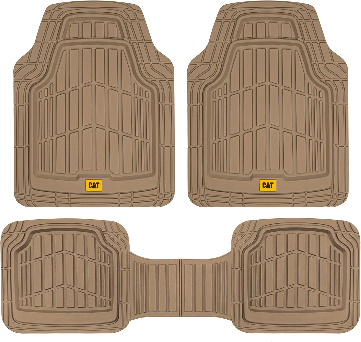 Cat ToughRide Heavy-Duty Rubber Floor Mats for All Vehicles