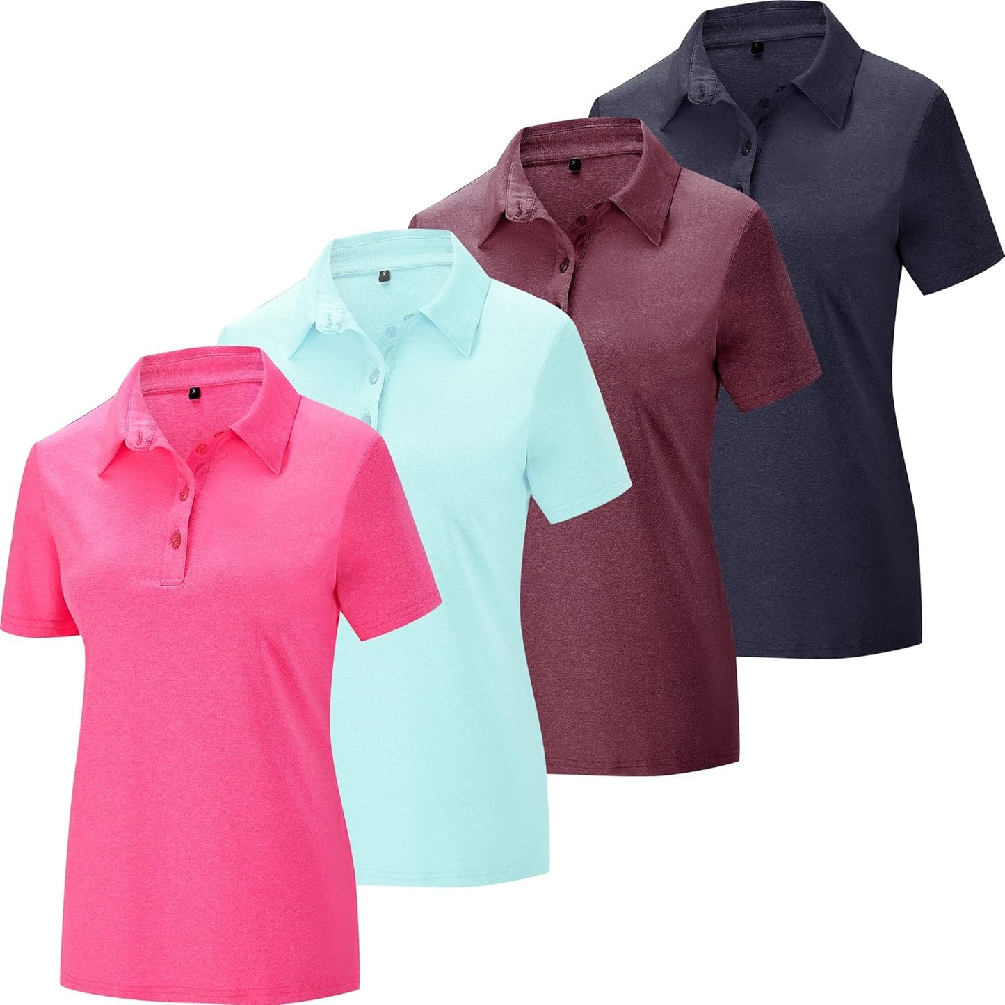 Women's Polo Shirts Lightweight Quick Dry Athletic Golf Shirts