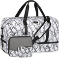 IBFUN Women's Weekender Bag Set with Shoe Compartment for Travel