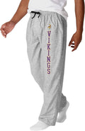 NFL Men's Team Logo Athletic Gray Lounge Pants - Team-colored Name
