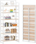 4NM No Assembly 6-Tier Folding Bookshelf - Quick Fold Storage