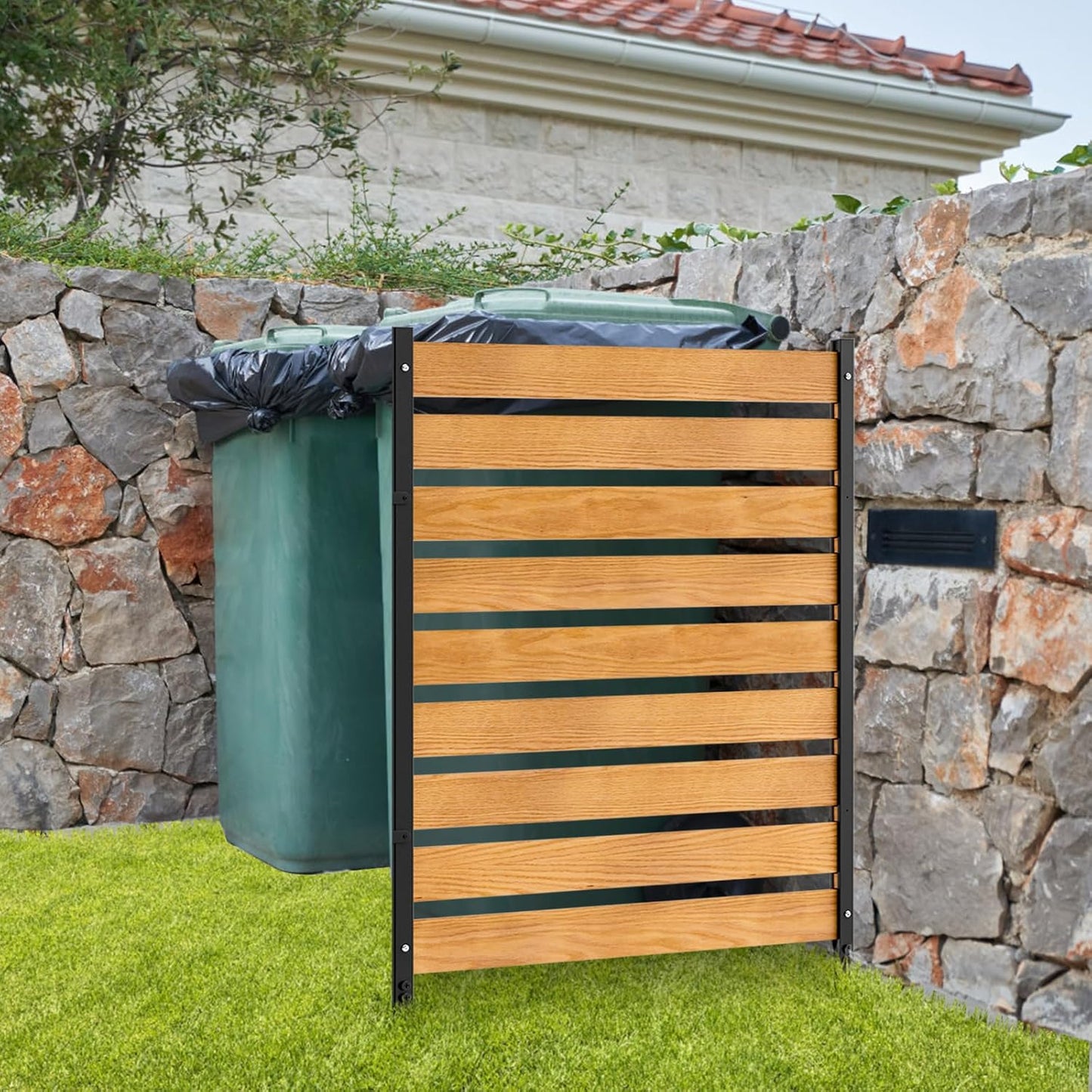 Hide Outdoor Eyesores Stylishly: Mosener Privacy Screen