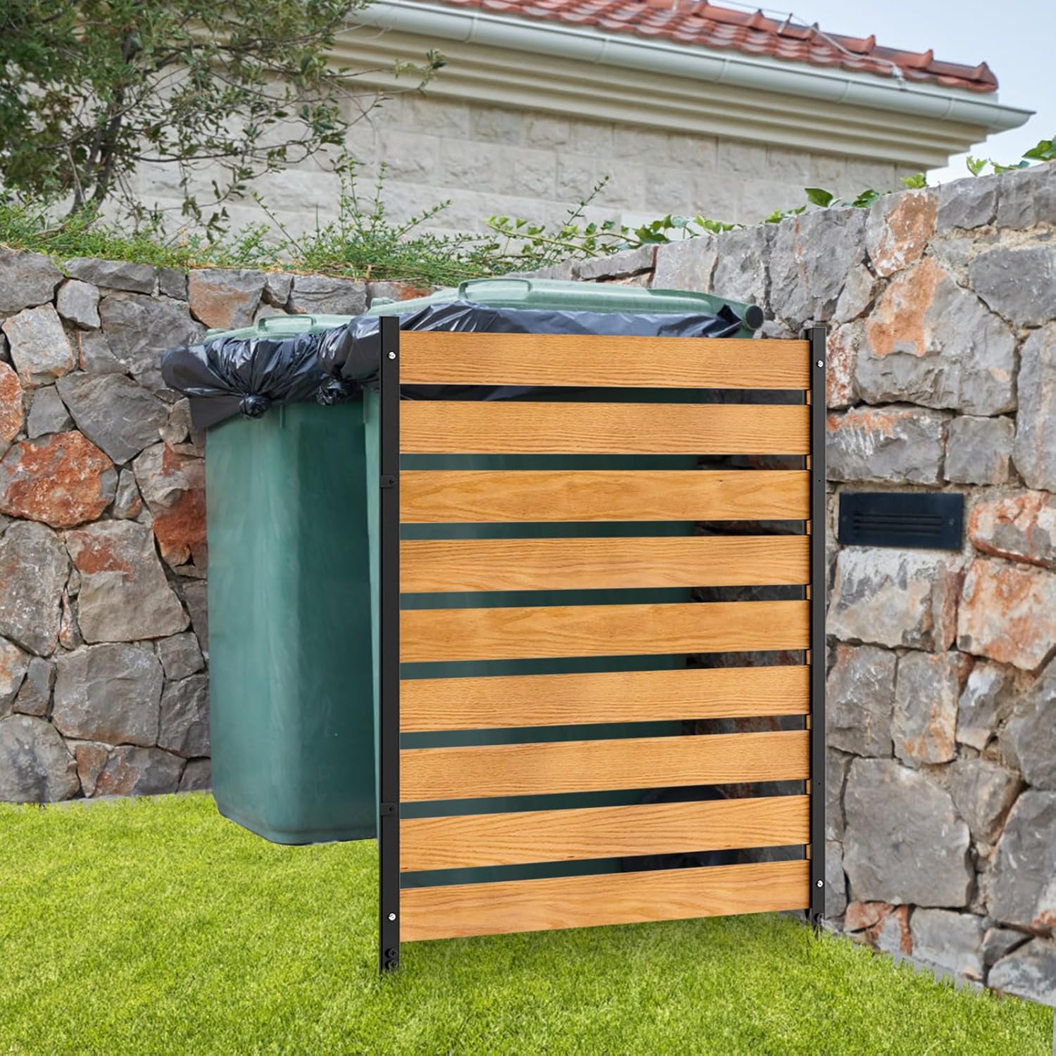 Hide Outdoor Eyesores Stylishly: Mosener Privacy Screen