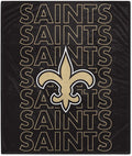 Pegasus Sports NFL Echo Team Wordmark Plush Throw Blanket - Soft