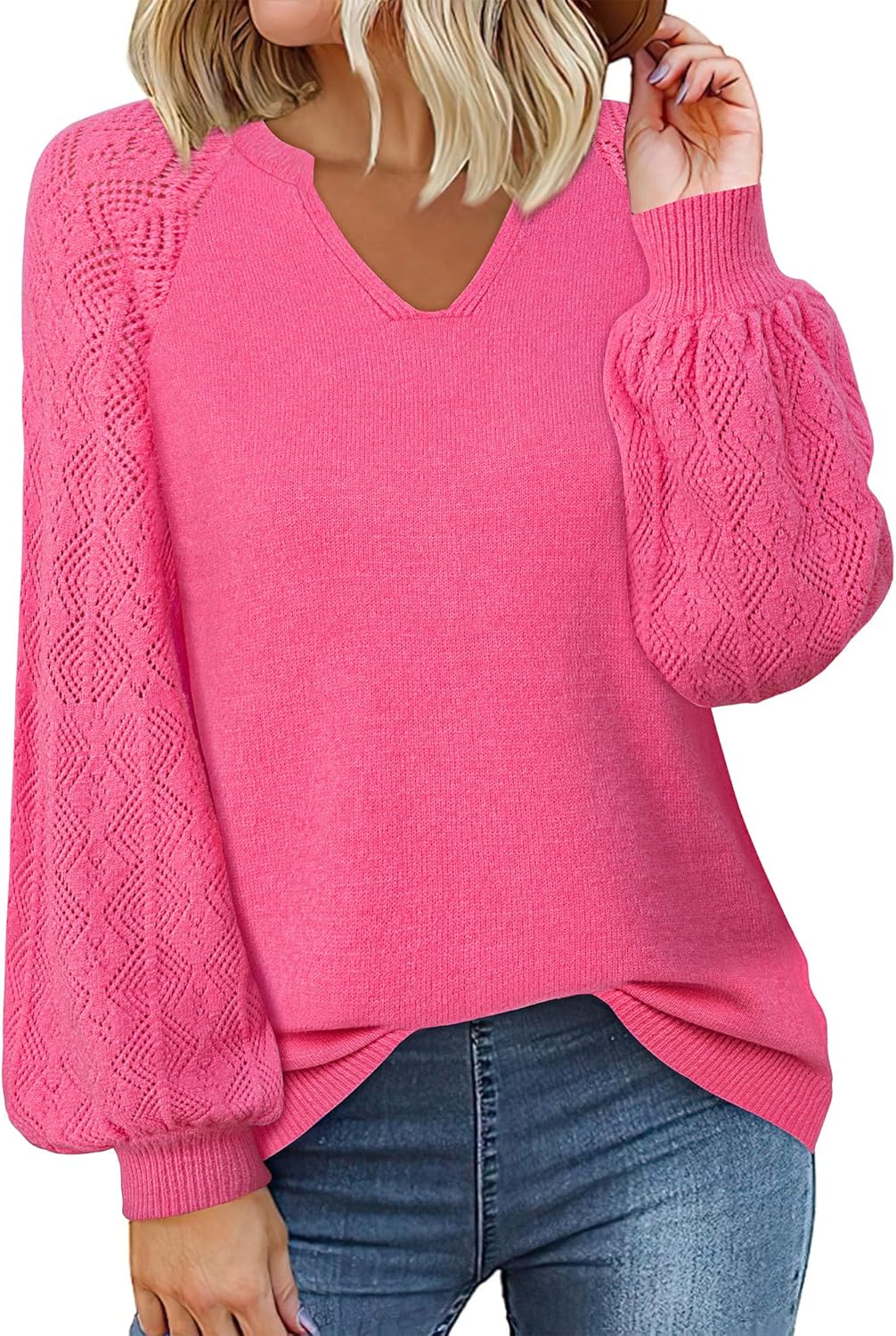 Messic Womens Pullover Sweaters for Casual Style and Comfort
