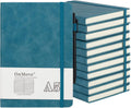 Notebooks Journal for Women Men 12 Pack Hardcover Leather A5 - Bulk
