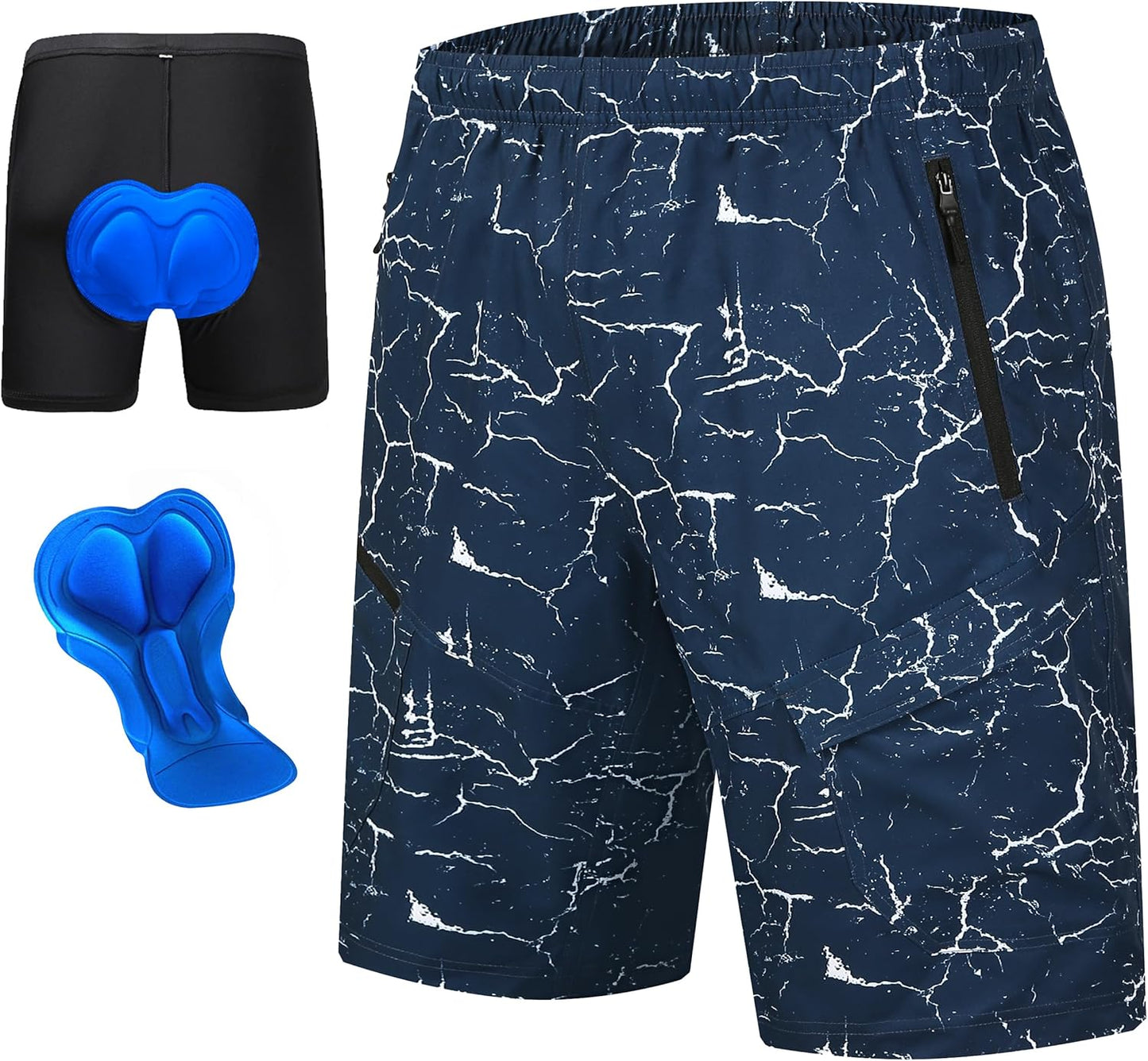 Men's Mountain Bike Shorts with 3D Padding for Ultimate Comfort