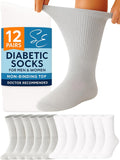 Special Essentials Diabetic Socks for Men & Women - 12 Pairs