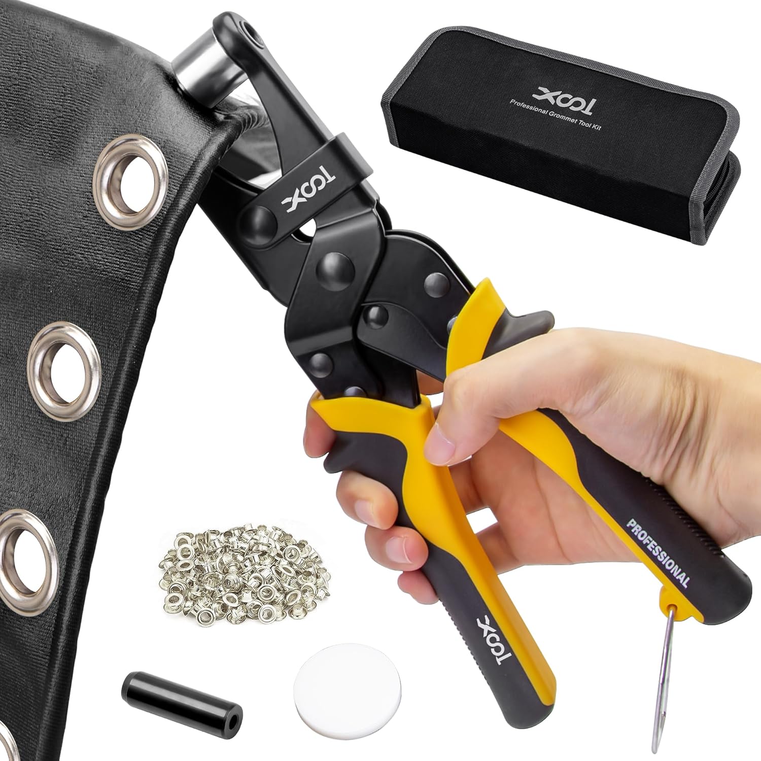 XOOL Grommet Tool Kit for Easy DIY Craft Projects and More