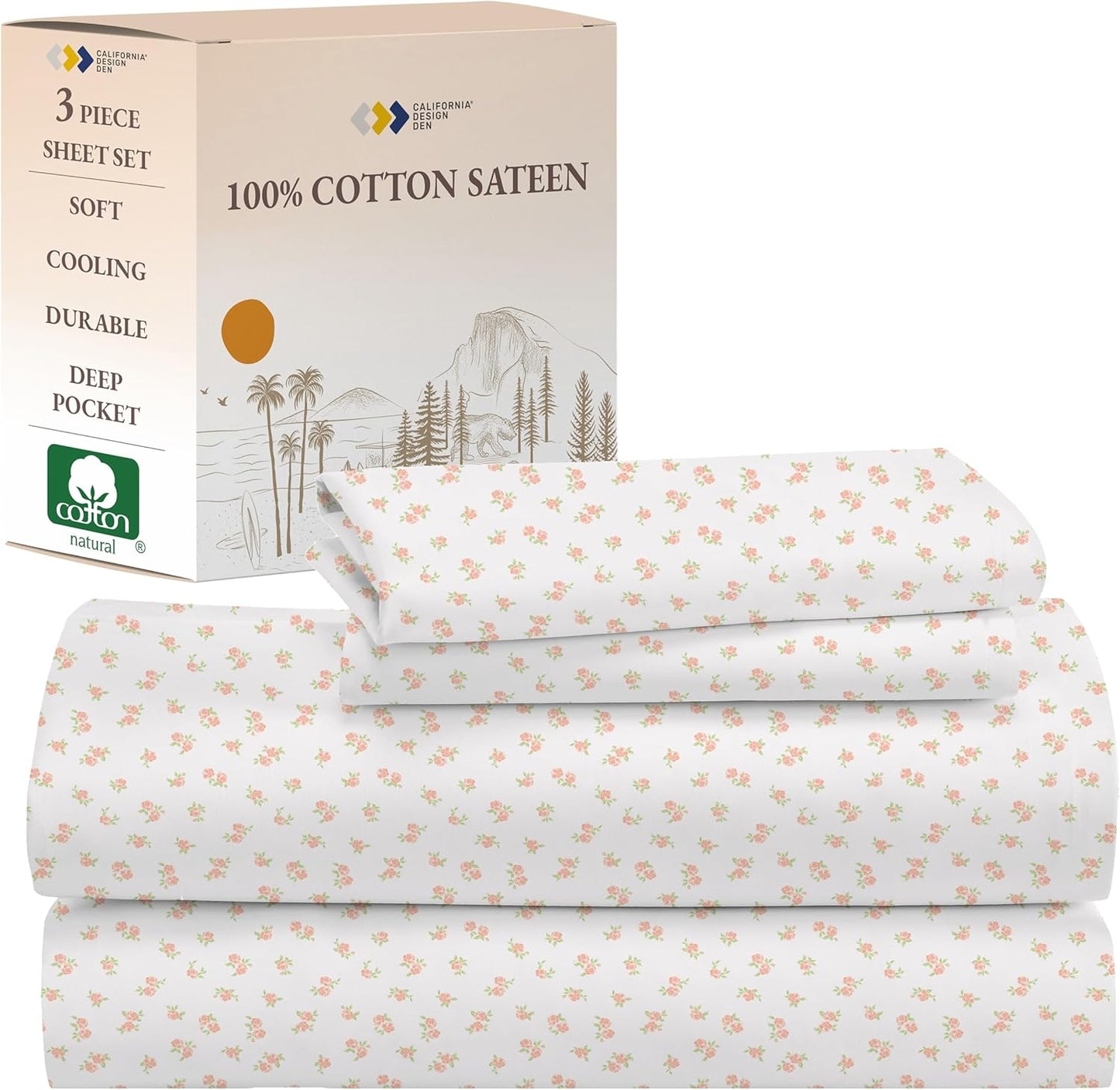 Chic Floral Twin XL Sheet Set for Ultimate Comfort and Style