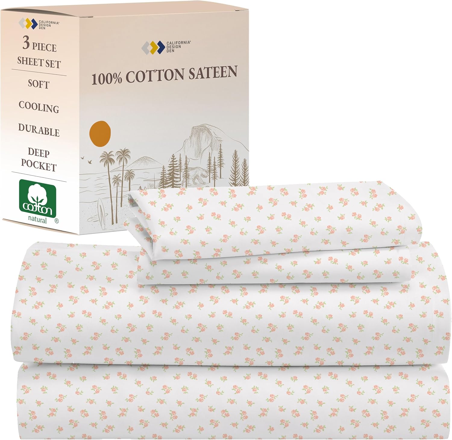 Chic Floral Twin XL Sheet Set for Ultimate Comfort and Style