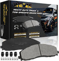 WEIZE Front Carbon Fiber Ceramic Brake Pads D1680 - Heavy Duty