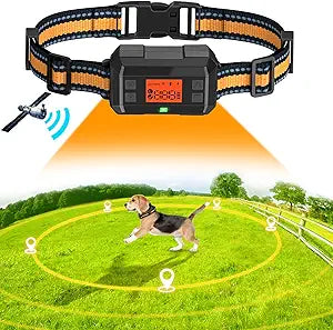 GPS Wireless Dog Fence for Large Areas with Smart AI Technology