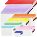 32pcs Mesh Zipper Pouch Bags 8 Sizes 8 Colors - Organized Storage