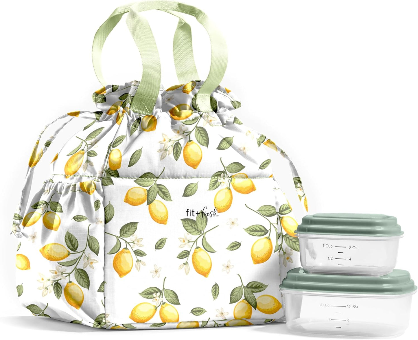Cromwell Drawstring Lunch Bag for Women - Insulated & Stylish
