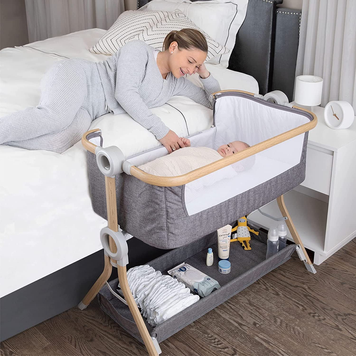 KoolerThings 3 in 1 Baby Bassinet: Versatile Sleeper & Playpen