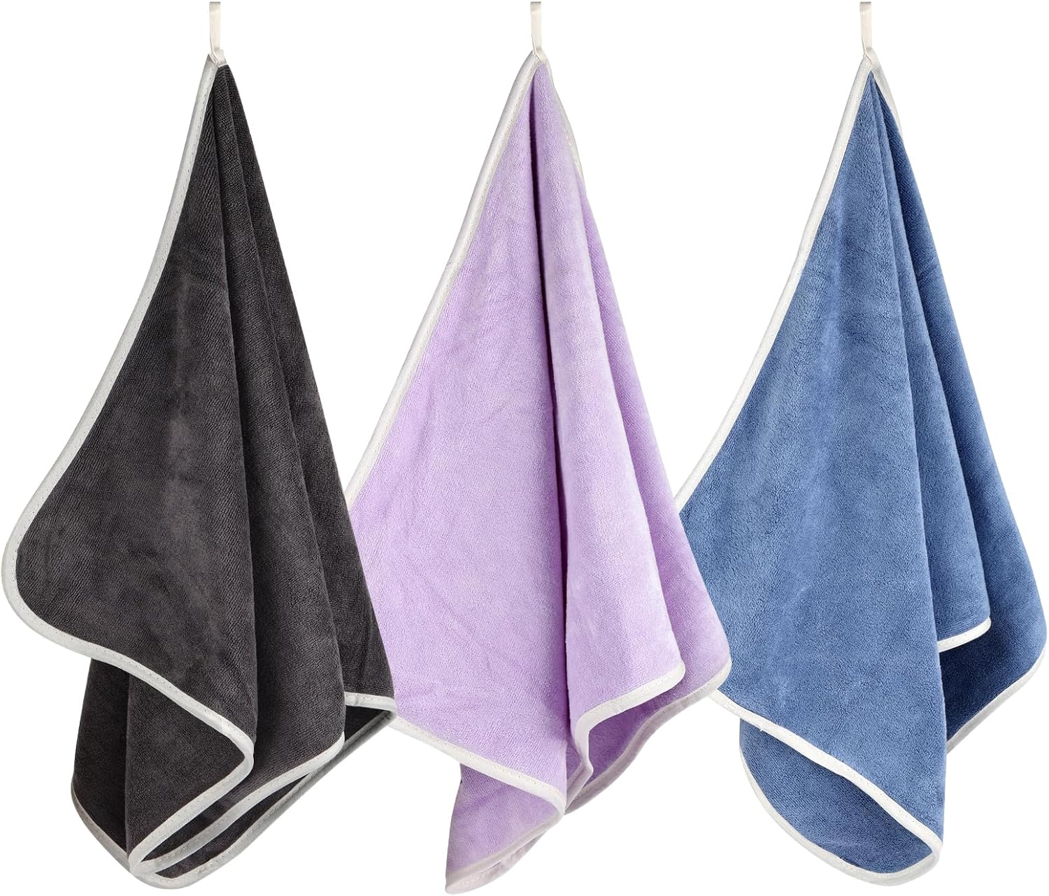 Ultra Absorbent Microfiber Gym Towels Trio: Quick Dry & Skin-Friendly by Hoiny