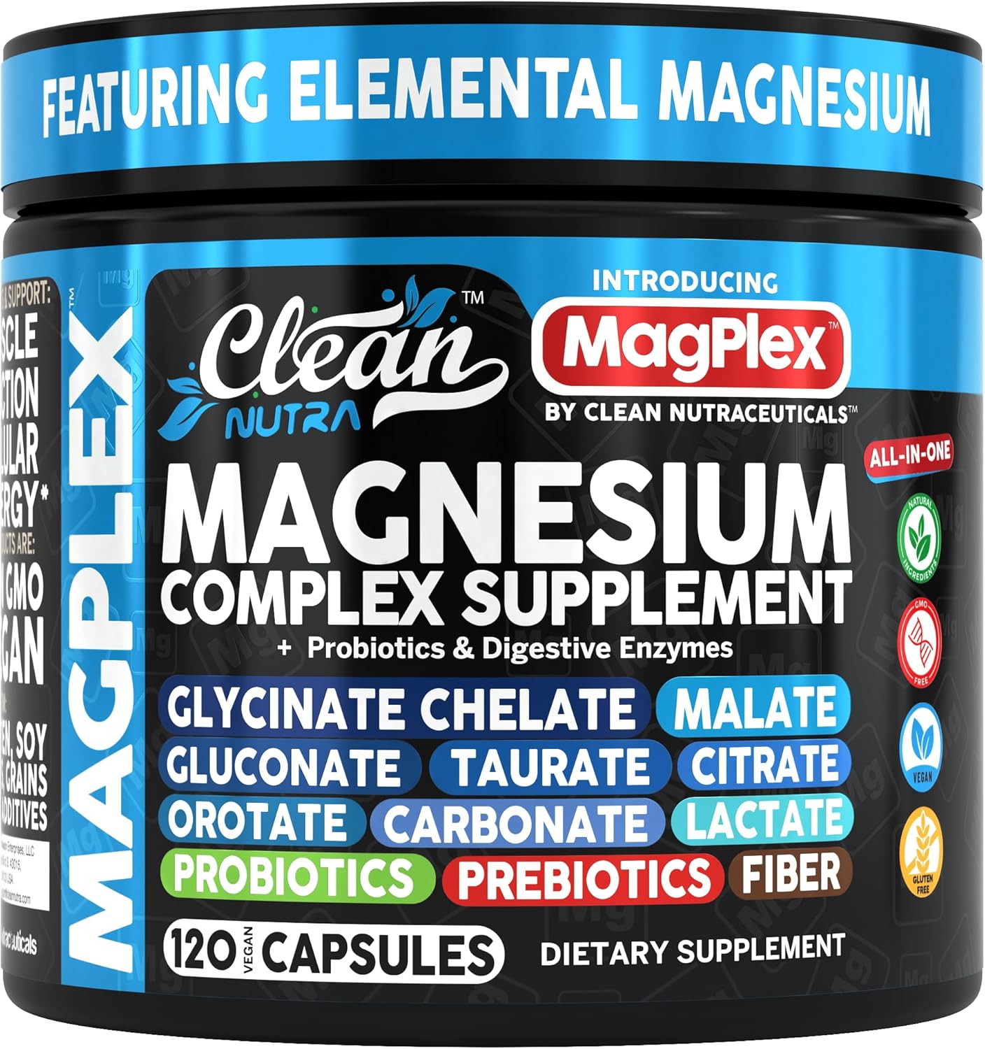 8in1 Magnesium Supplement Complex for Optimal Health Support
