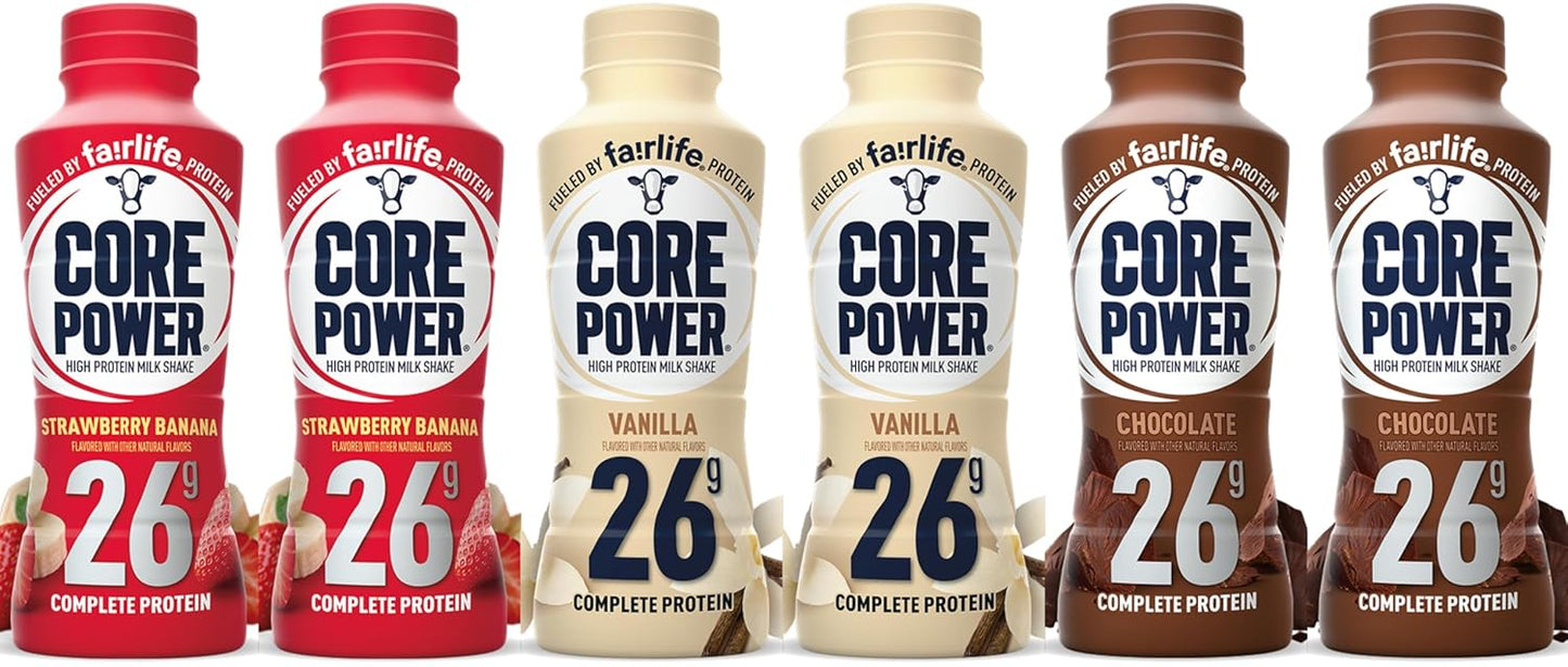 Fairlife Core Power High Protein Milk Shake for Recovery