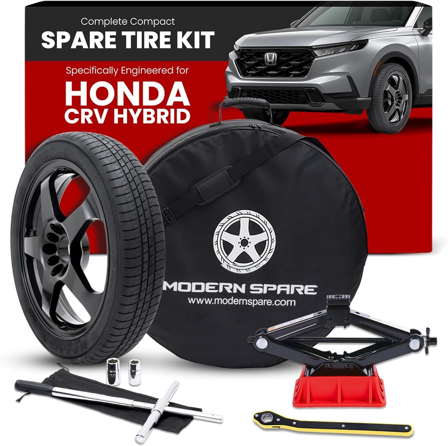Modern Spare Complete Spare Tire Kit for Honda CRV Hybrid 2020-2026