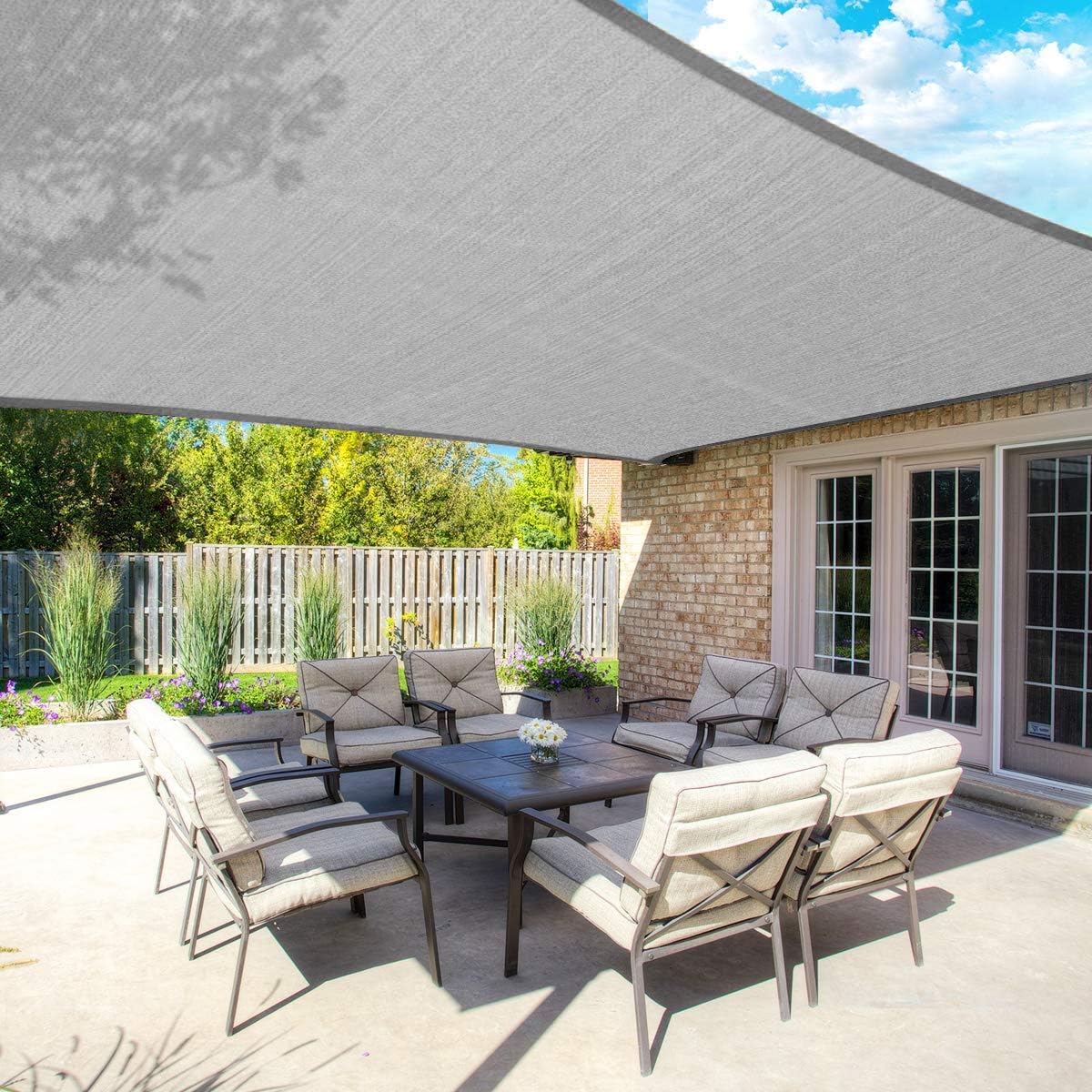 Rectangle Patio Sun Shade Sail Canopy for Outdoor Spaces