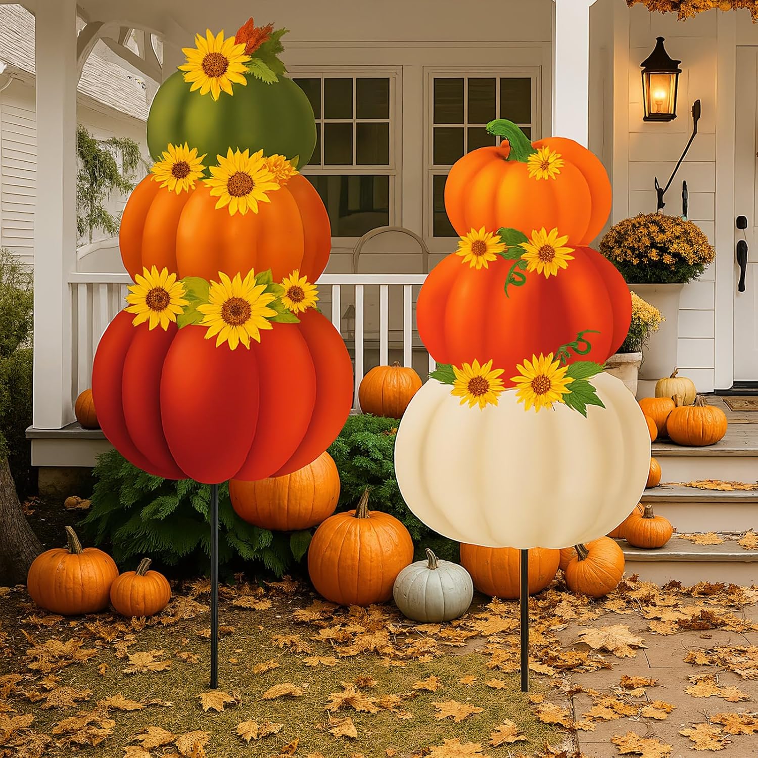 Charming Fall Pumpkin Decoration for Your Outdoor Spaces