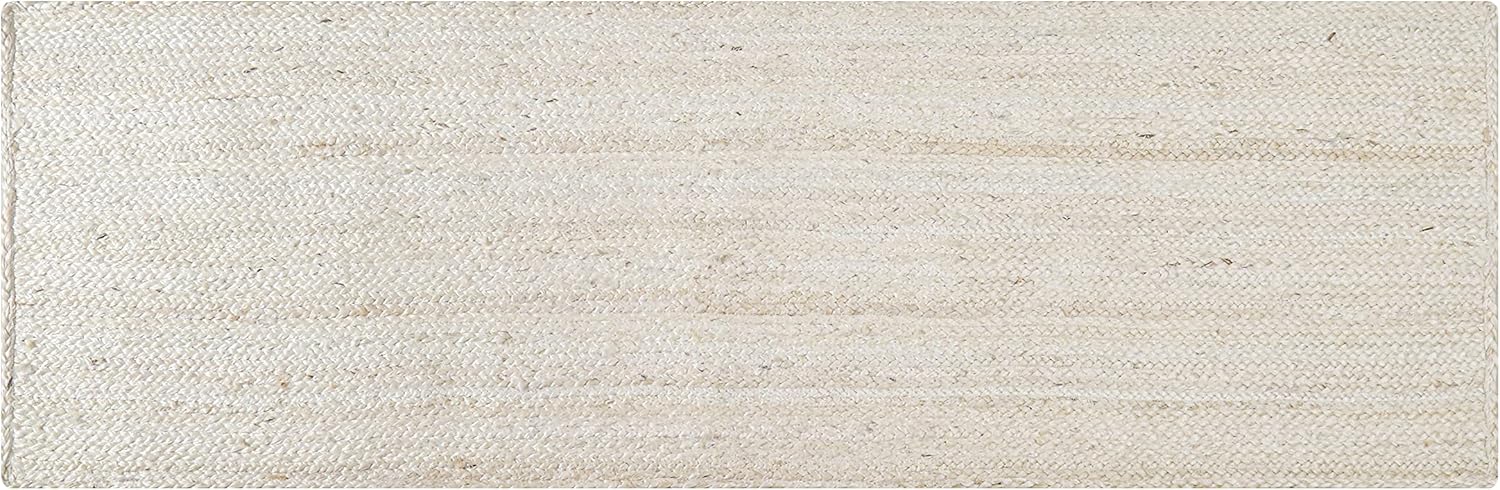 Hand Woven Jute Braided Rug for Boho Style Home Decor