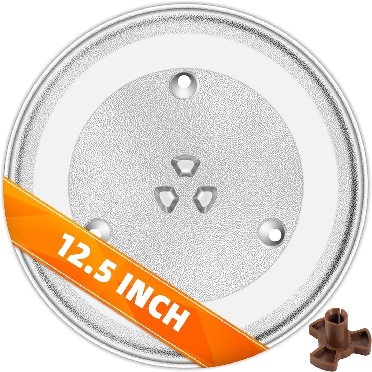 Exact Replacement 12.5 Microwave Glass Tray - Dishwasher Safe