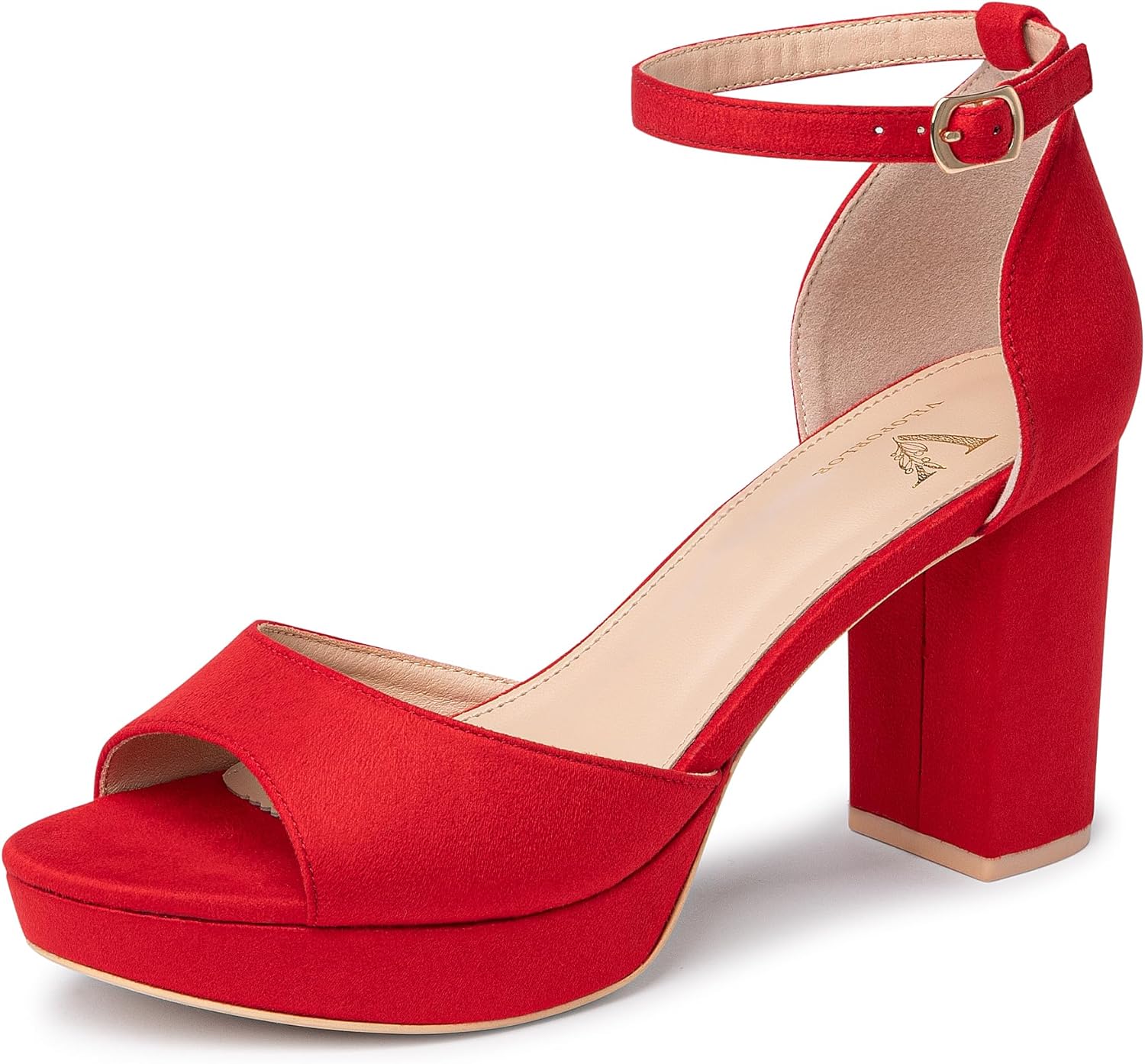 Stylish Chunky Platform Heels for Women with Ankle Strap