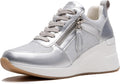 Viscozzy High Heel Wedge Sneakers for Women - Comfortable Everyday dry