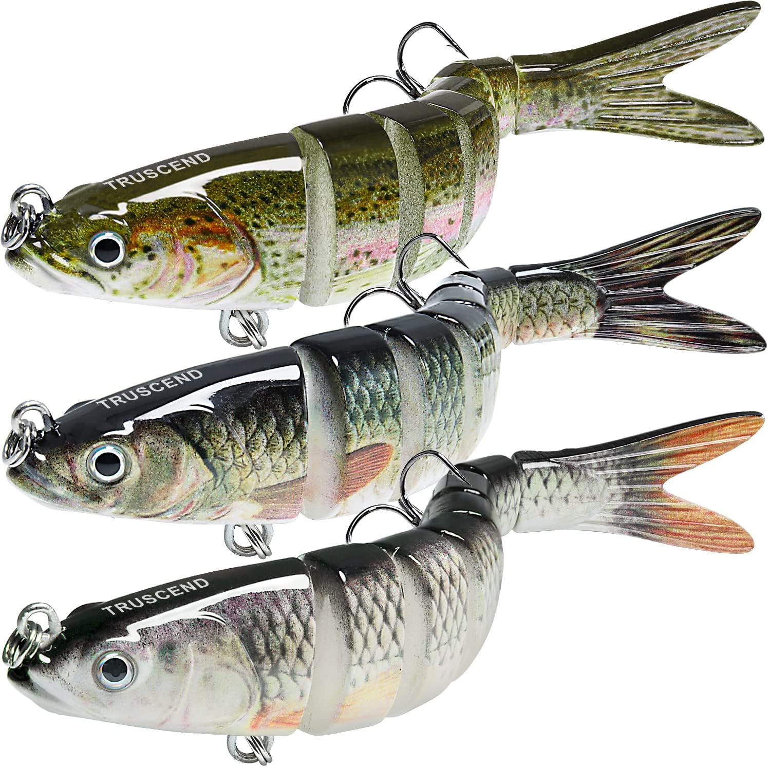 TRUSCEND Lifelike Swimbait for Bass Fishing