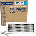 18 in x 6 in Duct Hole Aluminum Single Deflection Air Supply Register