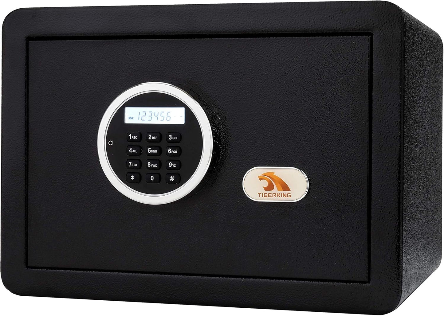 TIGERKING Digital Security Safe Box with LED Light for Money