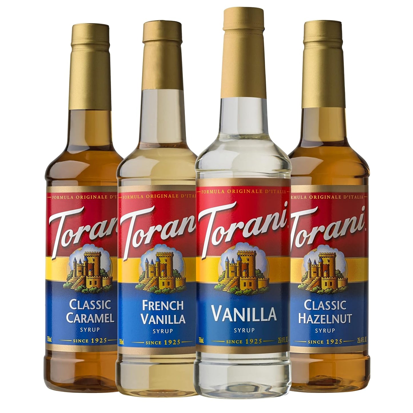 Torani Variety Pack of Flavoring Syrups for Coffee Lovers