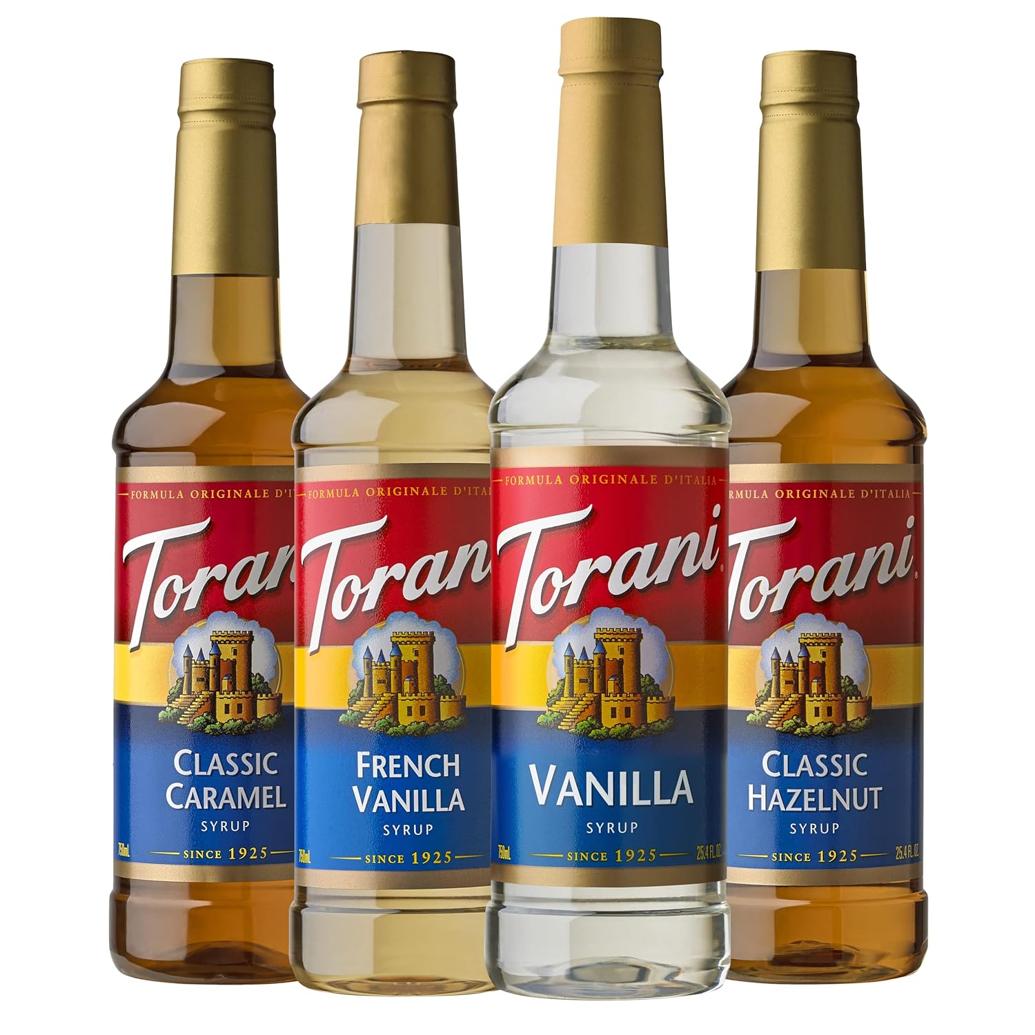 Torani Variety Pack of Flavoring Syrups for Coffee Lovers