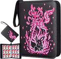 Card Binder for Cards 9-Pocket Portable Album - Holds 720 Cards