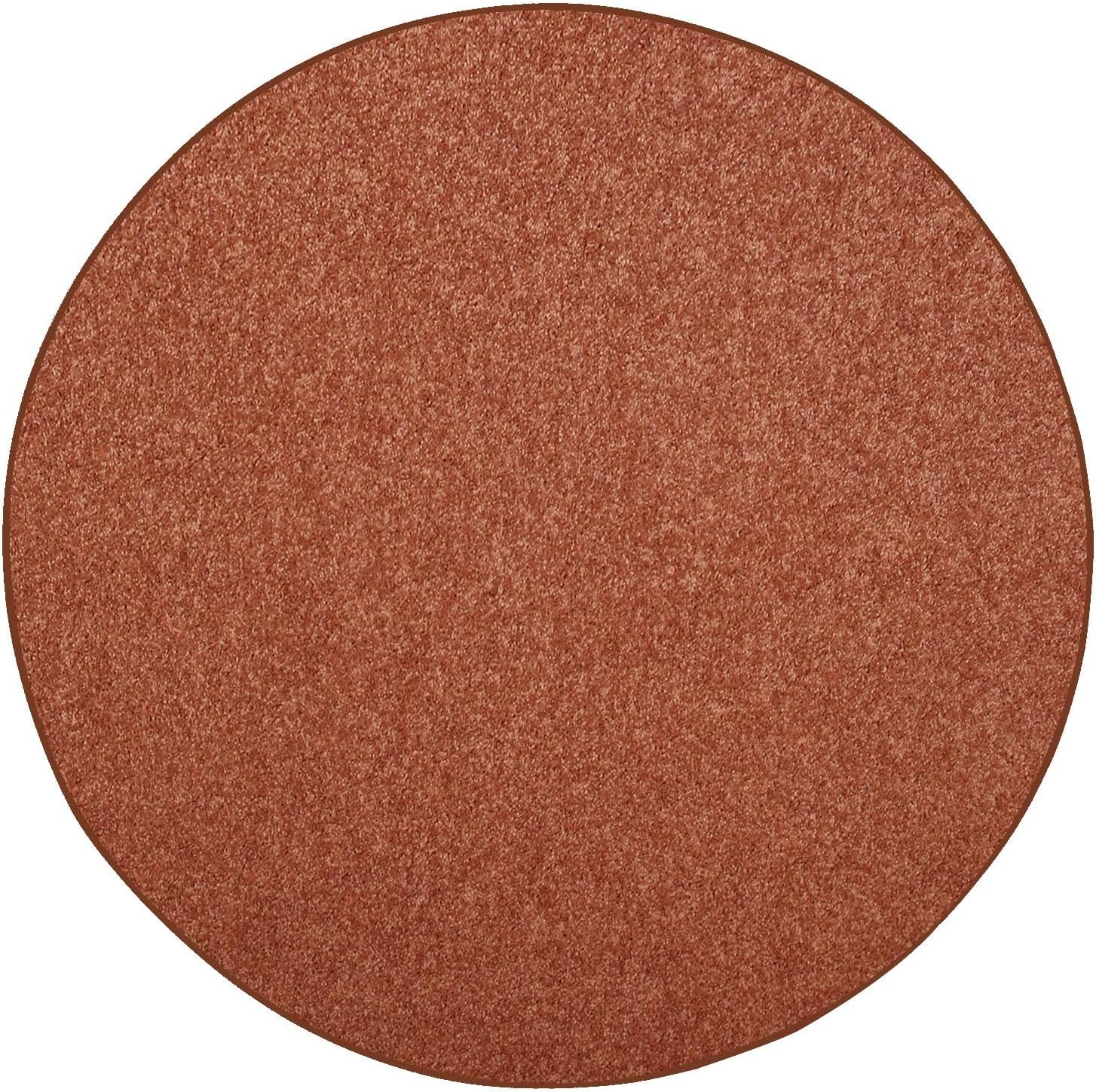 Pet Friendly Solid Color Area Rugs Rust - Perfect for Any Room