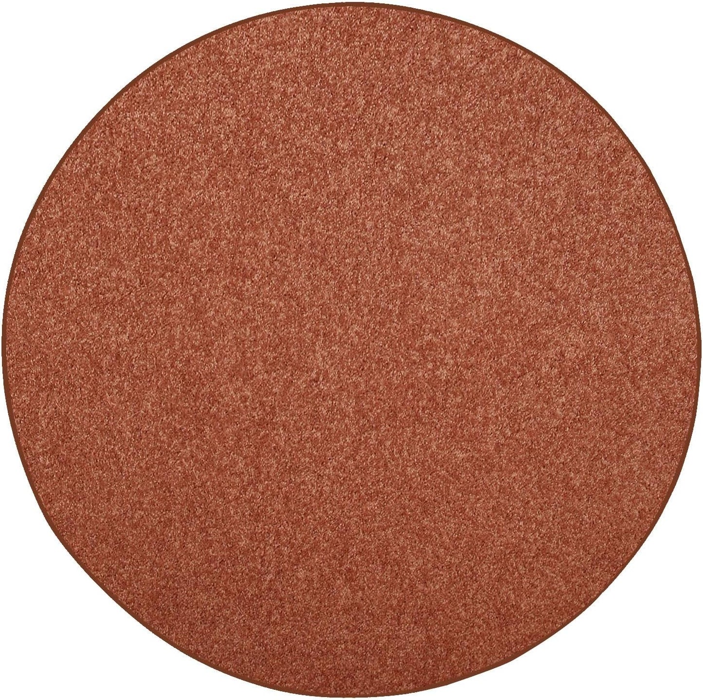 Pet Friendly Solid Color Area Rugs Rust - Perfect for Any Room