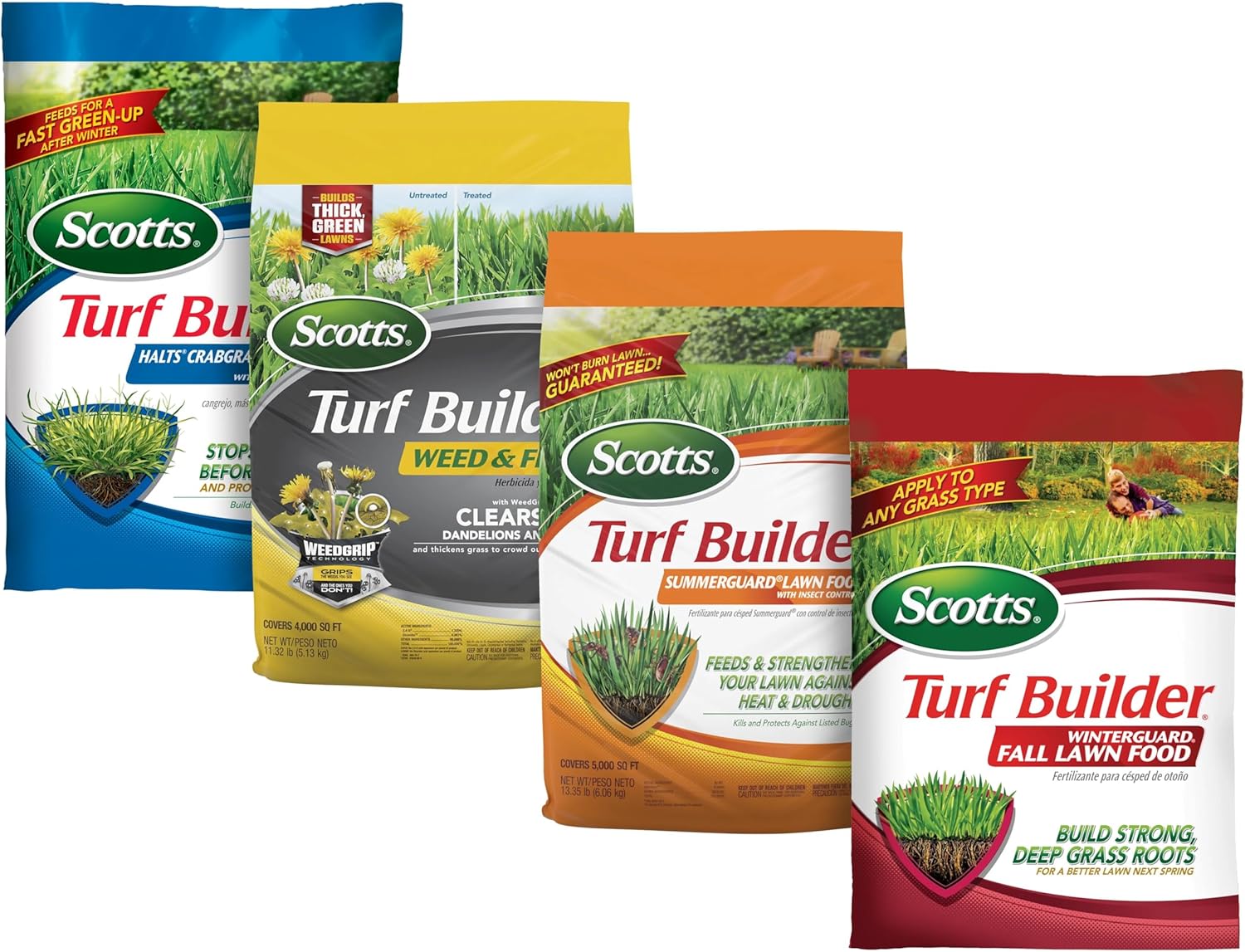 Scotts Turf Builder Bundle for Small Lawns: Complete Care