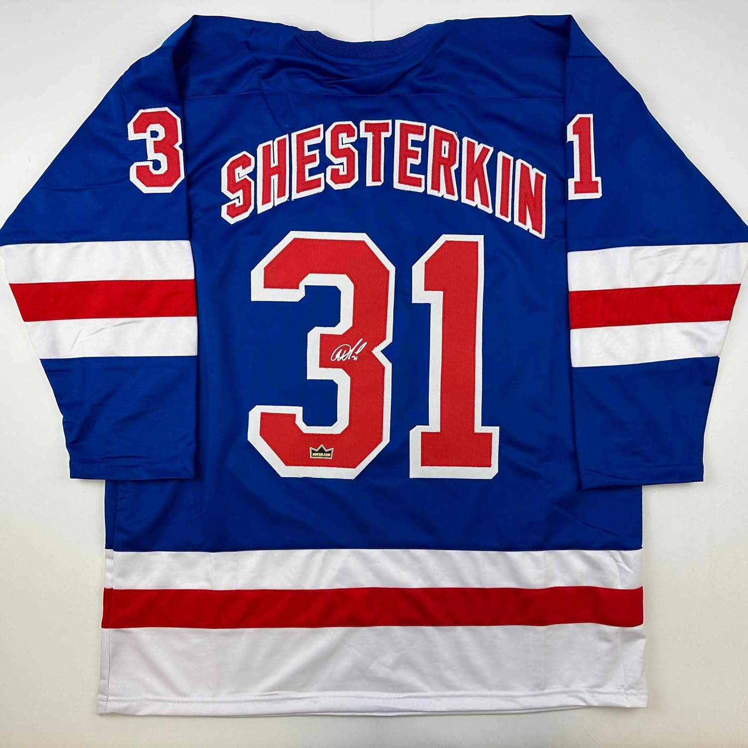 Facsimile Autographed Igor Shesterkin Hockey Jersey XL Size