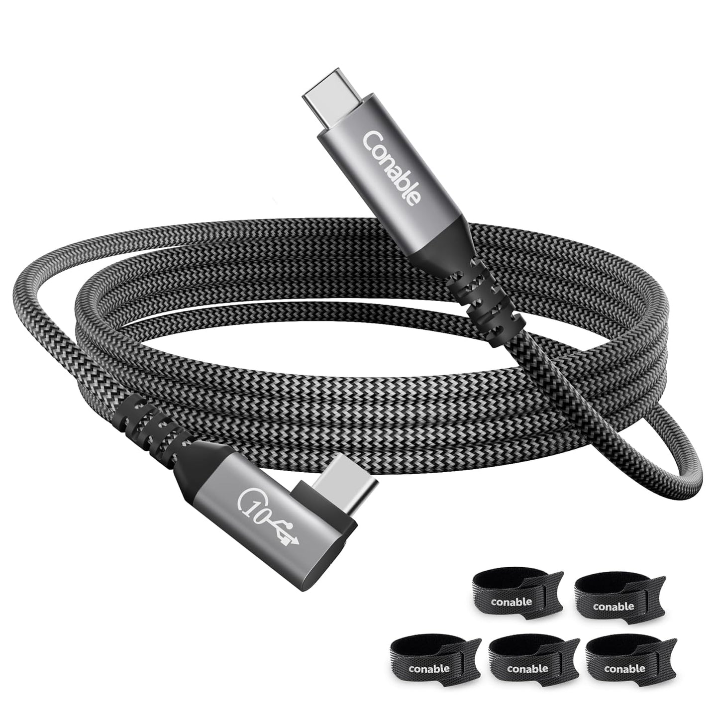 10FT 4K@60Hz Video Cable, 100W PD Fast Charge, 10Gbps Data Transfer