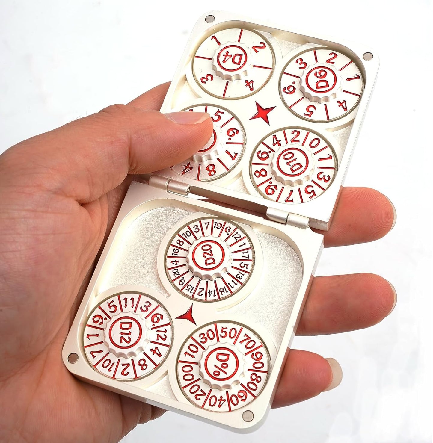 Folding 7-in-1 Spinner Wheel for Board Games and D&D Fun