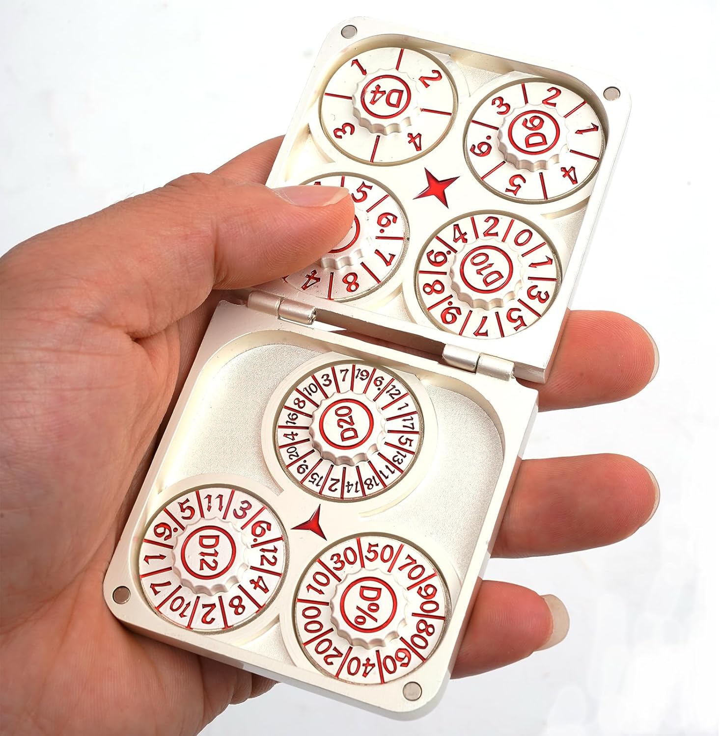 Folding 7-in-1 Spinner Wheel for Board Games and D&D Fun