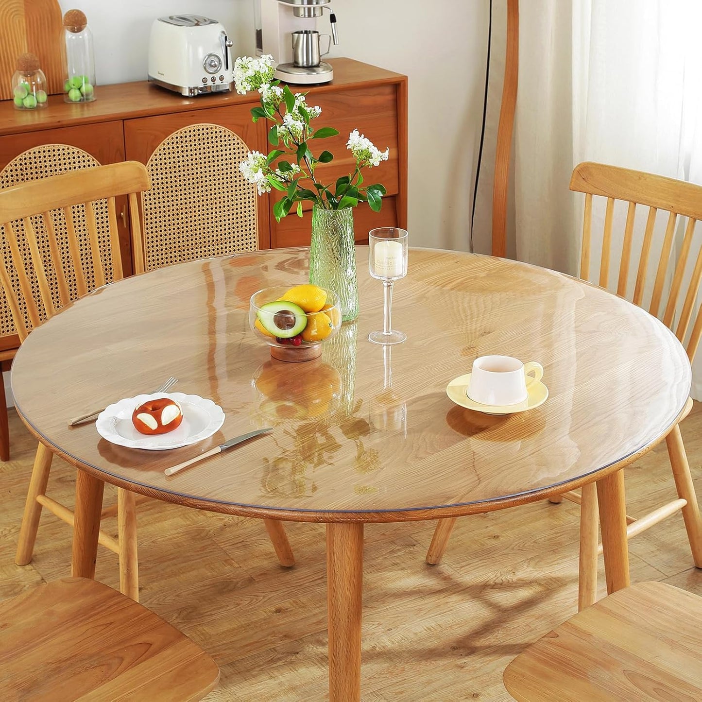 Warmstar Clear Table Protector 2mm Thick for Round Tables