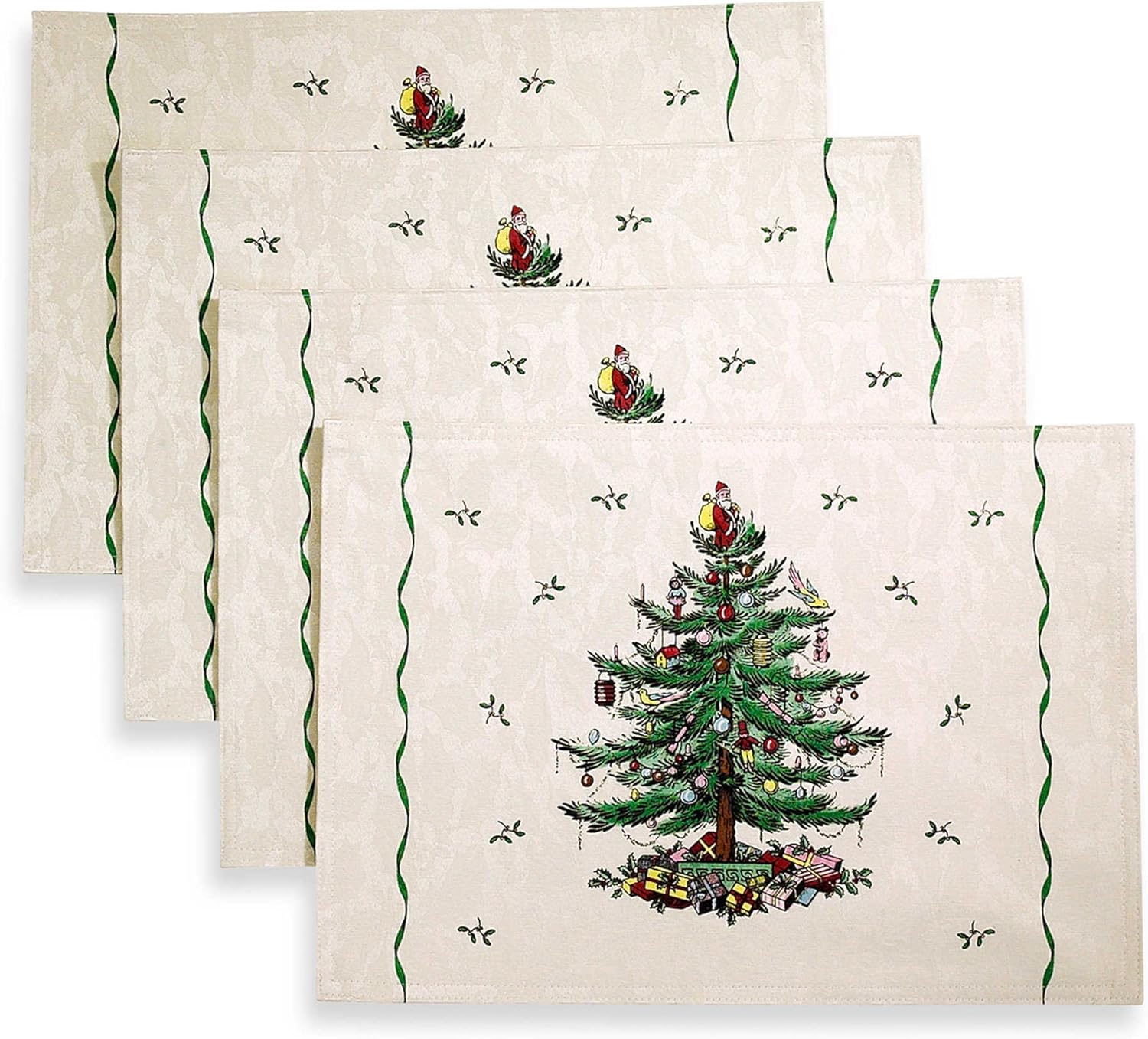 Spode Placemats Set of 4 for Holiday Kitchen Decor